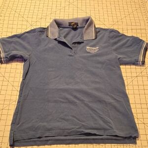 Microsoft Blue Polo Shirt Large: E